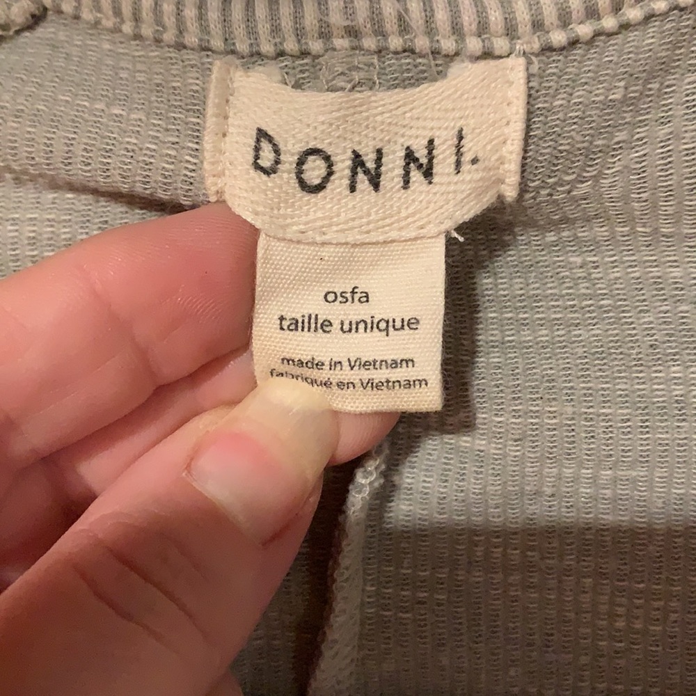 DONNI OS Lightweight Ribbed Cardigan - Picture 3 of 4